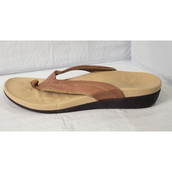 MEGNYA Comfortable Orthopedic Flip Flops for Women, Best Plantar Fasciitis Sz 9 - Picture 4 of 9